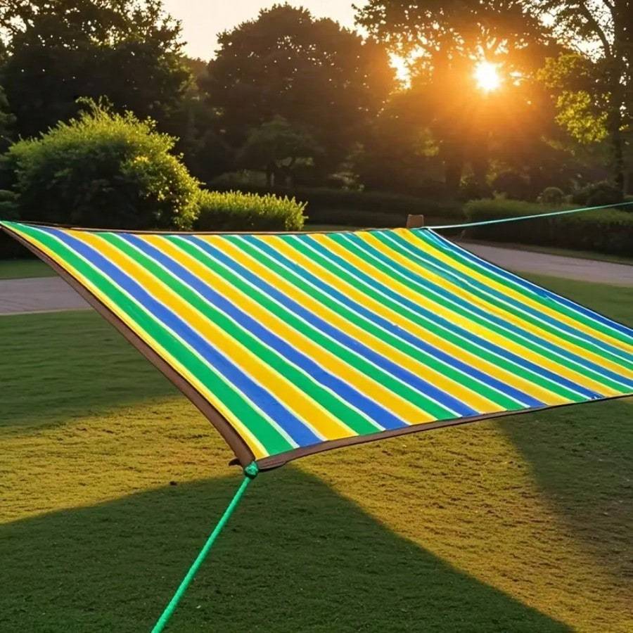 Shade Cloth UV Resistant HDPE Sunshade Net Outdoor Garden Canopy Sun Shade Cover 85% Blockage Multicolor Rectangular