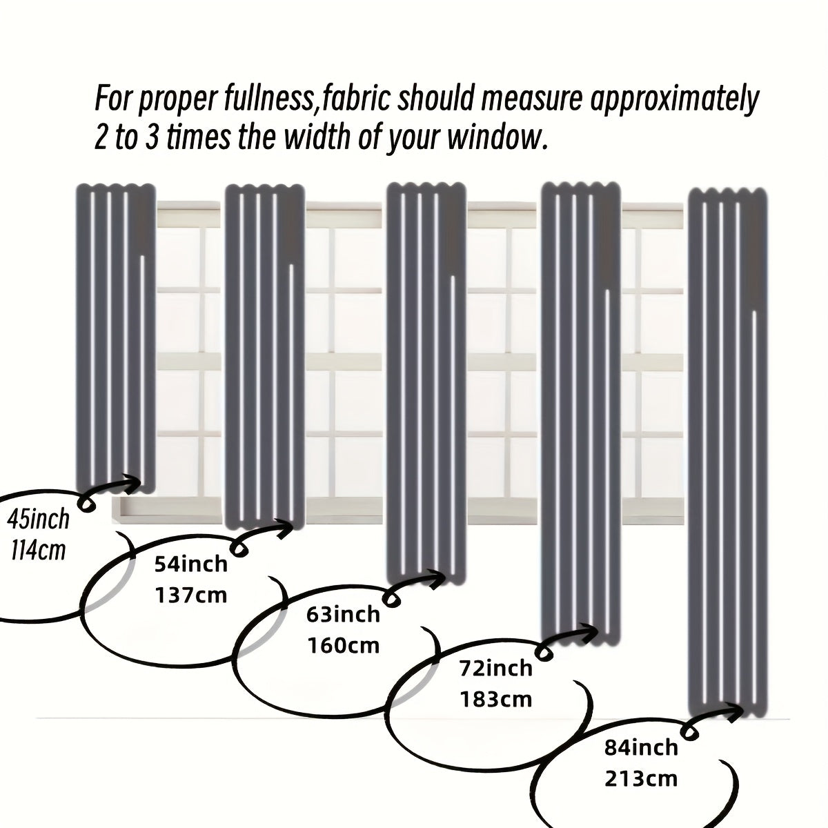 Blackout Curtains Rod Pocket 4-Panel Solid Color Lightweight Matte Drapes | 100% Light Blocking Window Curtains for Bedroom Living Room, 9 Colors 5 Sizes