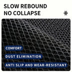 Heavy-Duty All-Weather Scraper Door Mat Non-Slip – Mud & Dirt Scraping Entrance Rug for Entryway, Patio, Garage & High-Traffic Areas, 3 Sizes, Deep Grey & Black