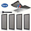 Magnetic HVAC Vent Covers for Floor Wall Ceiling PVC Air Vent Screen with Mesh Filter Tool-Free Installation Pest Control 4 & 5 Pack