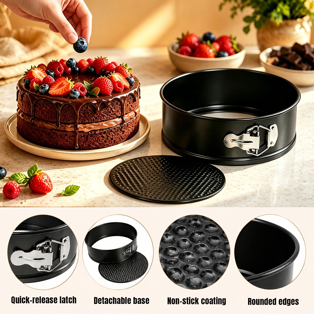 100 Piece Cake Decorating Kit Baking Set with Baking Pans Piping Tips & Decorating Tools - Complete Baking Supplies for Beginners & Cake Lovers