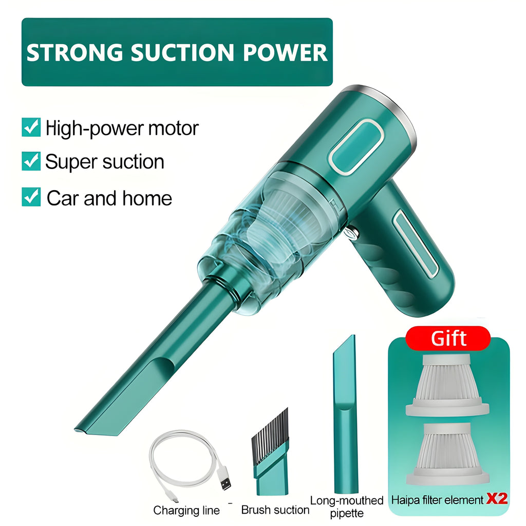 Handheld Vacuum Cleaner 5000Pa Portable Cordless Car Home Mini Vacuum Strong Suction for Car Interior Keyboard Pet Hair Dust