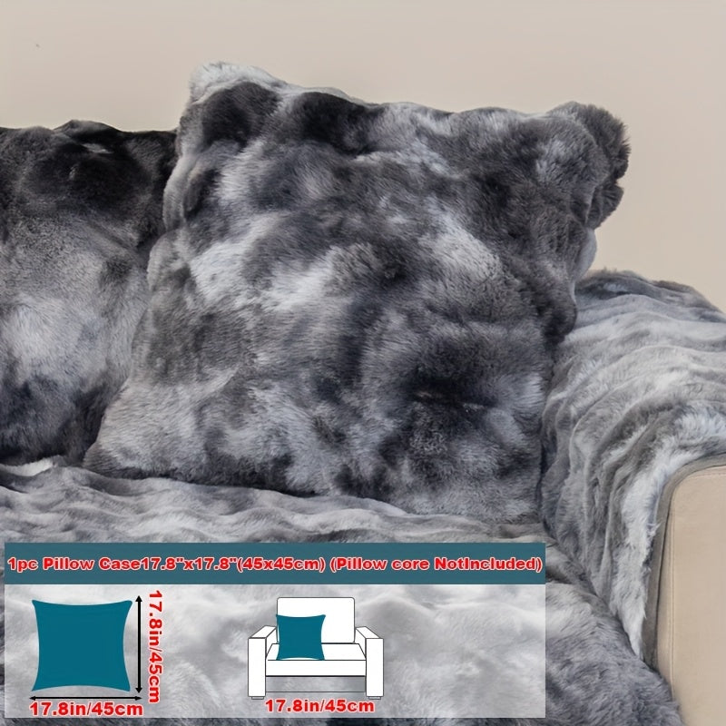 Plush Gradient Velvet Sofa Cover 450-500gsm Super Soft Warm Winter Pet Friendly Non-Slip Machine Washable Modern Style 1 2 3 4 Seater Living Room Couch Protector