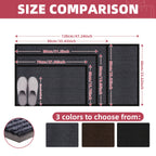 Welcome Door Mat 2-Pack Indoor Outdoor Entryway Mat Low Profile Polyester – Front Door, Patio, Porch & Mudroom Doormat – 3 Sizes & 3 Colors Available