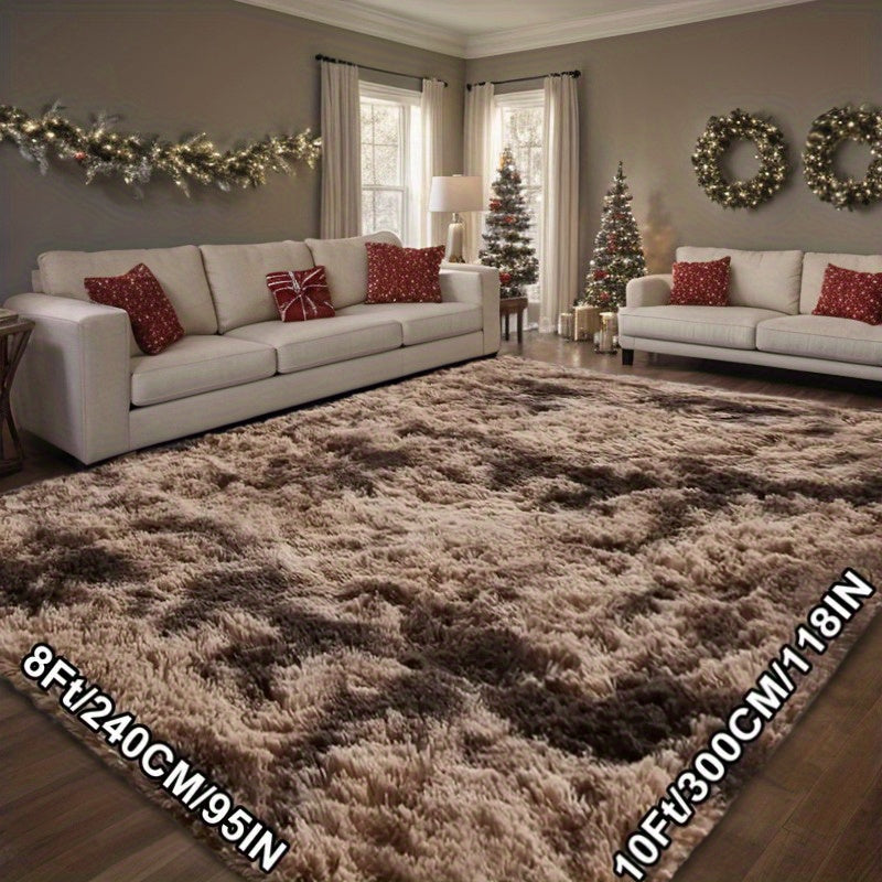 Fluffy Shag Area Rug 8x10 Ft Fuzzy Plush Non-Slip Soft Furry Carpet Living Room Bedroom Modern Shaggy Rug Christmas Gift