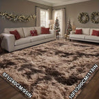 Fluffy Shag Area Rug 8x10 Ft Fuzzy Plush Non-Slip Soft Furry Carpet Living Room Bedroom Modern Shaggy Rug Christmas Gift