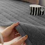 Plaid Sofa Protector Thickened Non-Slip Machine Washable Stretchable Pet Friendly - Sofa Cover for Living Room Bedroom Office Loveseat 4 Seater 6 Colors