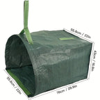 Garden Leaf Bags Reusable 52 Gallon with Handles Waterproof Yard Waste Bag for Fallen Leaves Plant Debris Lawn Clippings Compost 1 or 2 Pack