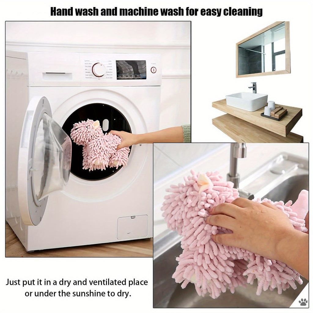 Microfiber Hand Towels Cute Puppy Design – Super Absorbent Kitchen & Bathroom Drying Towel | Halloween Holiday Cartoon Dog Decor