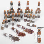 45 Bottles Dried Herbs & Flowers Kit with Crystal Spoon – Beginner Altar Supplies for Wicca, Pagan Magic, Incense, Bath & Spells, Unique Gift for Mother’s Day, Graduation & Wedding