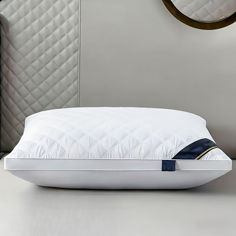 Hotel Quality Bed Pillows 2 Pack – High-Loft Neck Support Sleep Pillows, Resist Flattening, All-Season Luxury Pillow Inserts for Bedroom & Guest Room