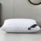 Hotel Quality Bed Pillows 2 Pack – High-Loft Neck Support Sleep Pillows, Resist Flattening, All-Season Luxury Pillow Inserts for Bedroom & Guest Room