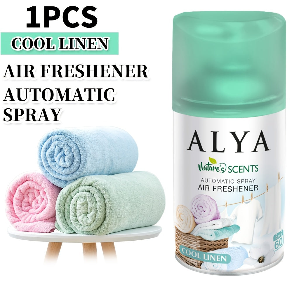 Automatic Spray Air Freshener Refill 8.45 oz, 1 or 4 Pack, 6 Scents Lavender Vanilla Cool Linen Ocean Magnolia Mixed Berries, Odor Eliminating Room Spray for Home Bathroom Car Office Closet