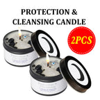 Manifestation Candle – Scented Soy Wax Candle with Golden Crystal & Guidance Card, 3oz, 12+ Hr Burn, for Focus, Meditation & Yoga | Abundance & Law of Attraction Gift for Women (1 or 2 Pack)