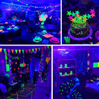 UV LED Blacklight Bar 12.6 Inch USB 5V 385-400nm Black Light Strip with Switch for Halloween Party Decoration, Stage Lighting, Club Disco, Christmas, Valentine's Day - 2 Pack & Single Options