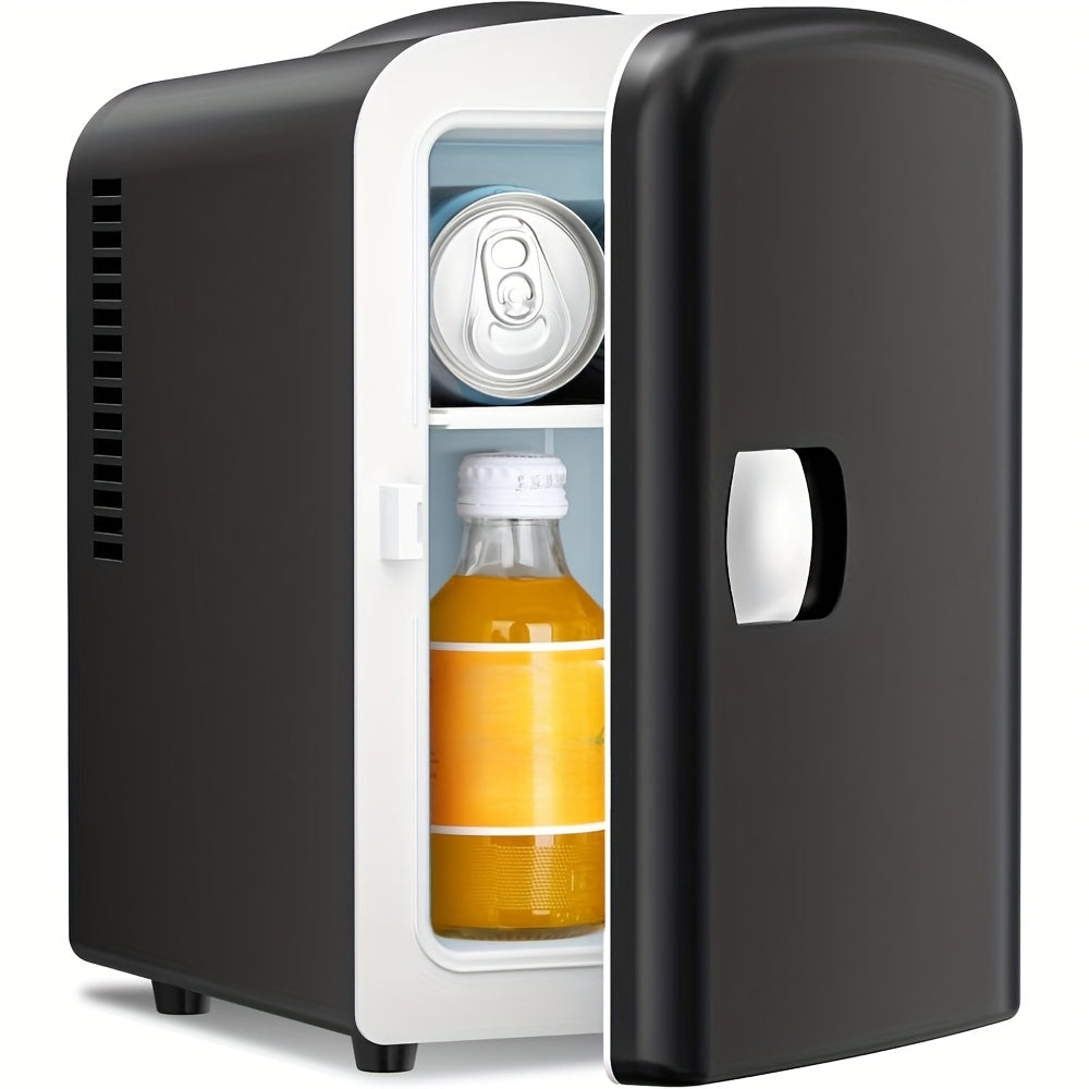 Compact Mini Fridge with Freezer 3.1 Cu Ft, 2-Door Small Refrigerator with Adjustable Glass Shelves for Bedroom, Office, Dorm, Kitchen & Apartment – Black or White