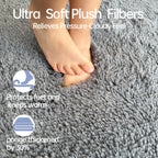 Shaggy Area Rug Extra Large Ultra Soft Fluffy Plush for Living Room & Bedroom – Non-Slip Machine Washable Carpet 9x12 & 10x14ft, Tie-Dye & Solid Colors