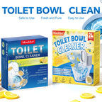 Lemon Toilet Effervescent Cleaning Tablets – Stubborn Stain Remover & Deodorizer, 12pc Cleaning Blocks or 24pc Bubble Tablets
