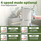 Touchless Foam Soap Dispenser Automatic USB-C Rechargeable Wall-Mounted IPX5 Waterproof 400ml with 4 Adjustable Foam Levels for Bathroom and Kitchen – No Battery Needed