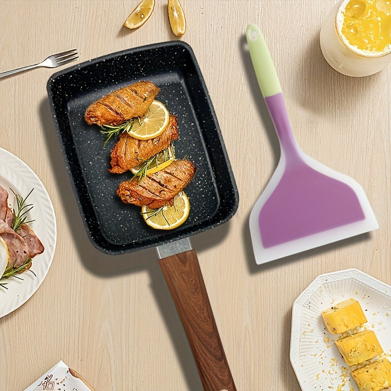 Japanese Tamagoyaki Pan – Non-Stick Rectangular Egg Roll & Omelette Frying Pan | Induction & Halogen Compatible | Dishwasher Safe | Wooden or Plastic Handle
