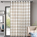 Buffalo Plaid Blackout Curtains Farmhouse Thermal Insulated Drapes | Room Darkening Window Panels for Bedroom Dining Room, 9 Colors 14 Sizes, Single or 2-Panel Set