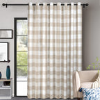 Buffalo Plaid Blackout Curtains Farmhouse Thermal Insulated Drapes | Room Darkening Window Panels for Bedroom Dining Room, 9 Colors 14 Sizes, Single or 2-Panel Set
