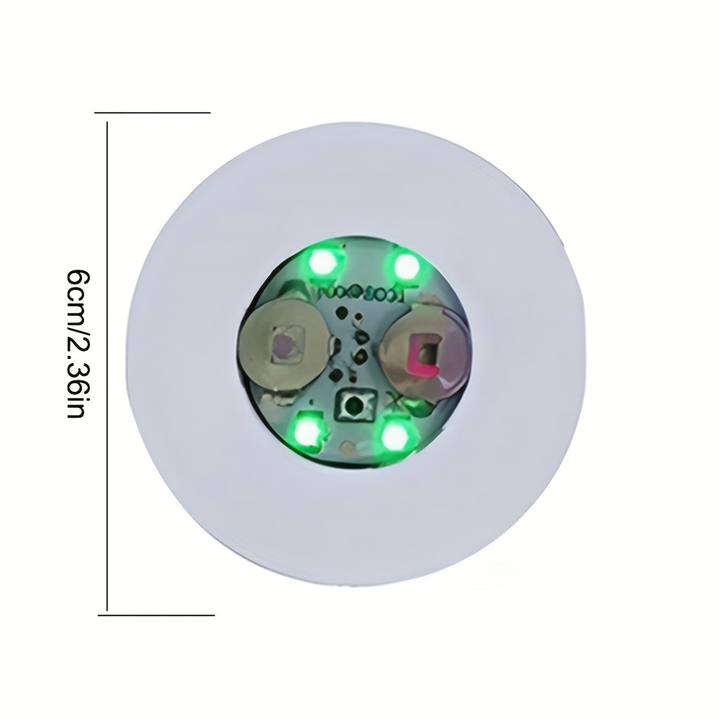 LED Light-Up Cup Coasters 40pcs Colorful Luminous Bottle Stickers Glow Drink Coasters for Parties Weddings Bars Clubs KTV Home Entertainment