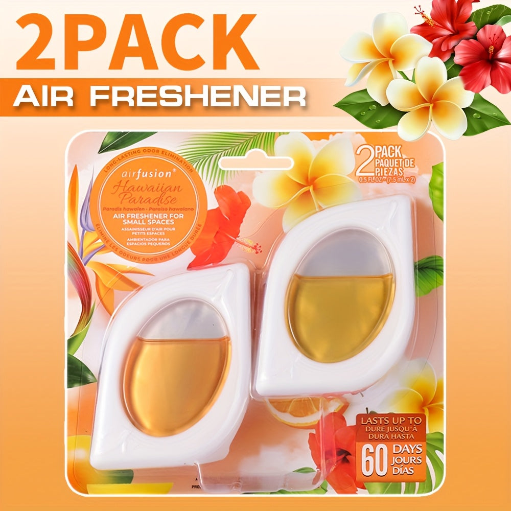Small Space Air Freshener 2, 6 or 12 Pack – Odor Eliminator for Closets, Bathrooms & Pet Areas, 6 Scents, 0.25 fl oz Each Lasts Up to 30 Days, Fresh Scent Home Deodorizer
