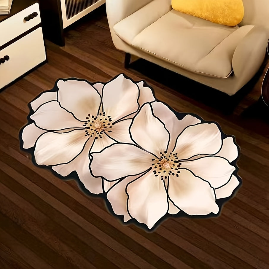 Diatom Mud Mat – Super Absorbent Quick-Dry Non-Slip Floor Mat for Bathroom, Kitchen & Living Room, Flower-Shaped Draining Mat, Home Decor Bath Mat, Multiple Sizes