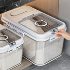 Large Capacity Grain Storage Container Sealed Rice Box Insect-Proof Moisture-Proof Flour Storage Bin for Rice Grains - Multiple Sizes