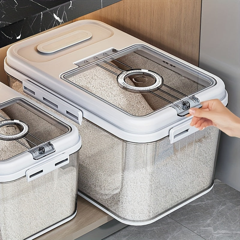 Large Capacity Grain Storage Container Sealed Rice Box Insect-Proof Moisture-Proof Flour Storage Bin for Rice Grains - Multiple Sizes