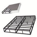5" High Profile Box Spring with Cover | Heavy Duty Reinforced Steel, Quiet Noise-Free, Easy Assembly – Twin XL Mattress Foundation