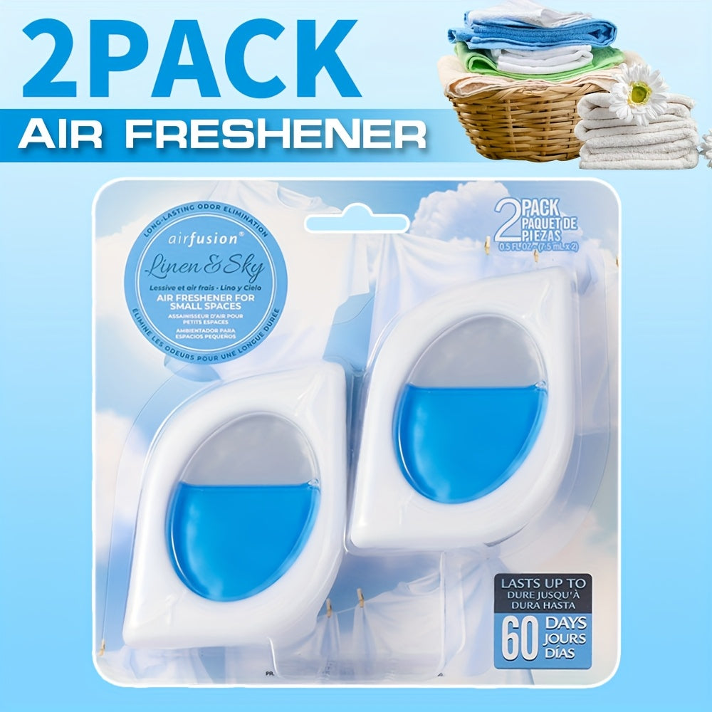 Small Space Air Freshener 2, 6 or 12 Pack – Odor Eliminator for Closets, Bathrooms & Pet Areas, 6 Scents, 0.25 fl oz Each Lasts Up to 30 Days, Fresh Scent Home Deodorizer