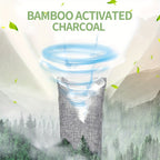 Bamboo Charcoal Air Purifying Bags Odor Absorber – Activated Charcoal Moisture Absorber & Natural Deodorizer for Car, Closet, Shoes, Bathroom & Home, 6 to 16 Pack