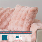 Faux Rabbit Fur Plush Sofa Cover Thick Milkskin Split Slipcover Cozy Winter Warmth Pet Friendly Machine Washable 1 2 3 4 Seater Living Room Bedroom Office