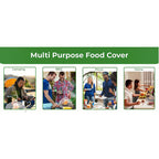 Foldable Pop-Up Food Cover Umbrella Tent with Screen Net Plate Protector 3 Pack Bug Shield for Outdoor Picnic BBQ Camping No Assembly Required White