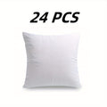 Throw Pillow Inserts Hypoallergenic, Plush Fluffy Cushion Forms for Sofa, Bed & Couch, Square Pillow Stuffers for Home Decoration, Available in 2 to 24 Piece Sets, Multiple Sizes