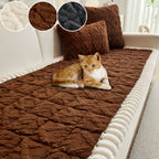 Thickened Quilted Sofa Cushion Pad Soft Polyester Seat Mat for Loveseat 2 3 4 Seater Sofa Autumn Winter Warmth Home Decor Dark Gray Dark Coffee Cream Green