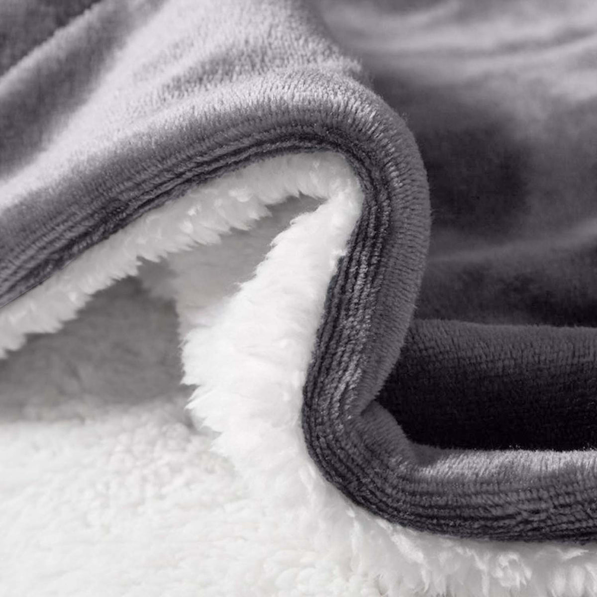 480GSM Heavy Sherpa Fleece Blanket Double-Sided Reversible Warm Throw for Couch Bed Office Travel All Season Comfort Sofa Decoration Holiday Gift