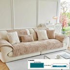 Plush Non-Slip Sofa Cushion Cover Luxury Modern Pet-Proof Breathable Seat Pad Slipcover for Couch Living Room Bedroom Office – Soft Velvet Sofa Seat Cushion Protector Home Decor