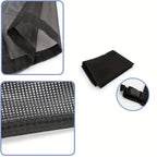 AC Cover Outdoor Heavy Duty Central Air Conditioner Unit Cover Breathable Mesh Adjustable Buckle Straps Debris Bug Leaf Rain Snow UV Protection Residential Commercial XS S M L