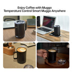 Self Heating Coffee Mug 12oz USB-C Rechargeable – Smart Temperature Maintaining Electric Mug with LED Display for Coffee & Hot Beverages