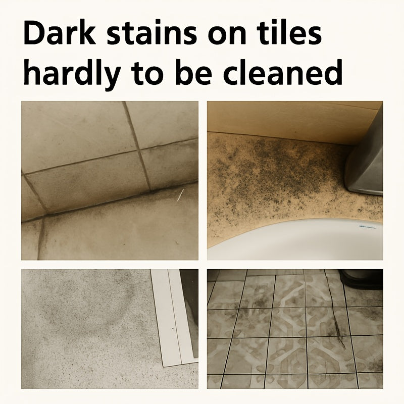 Tile Grout Stain Remover Liquid for Bathroom Floor Tiles – Ceramic Descaler, Scale & Yellowing Remover, Toilet Floor Cleaner, Coconut-Derived Unscented Tile Cleaning Solution