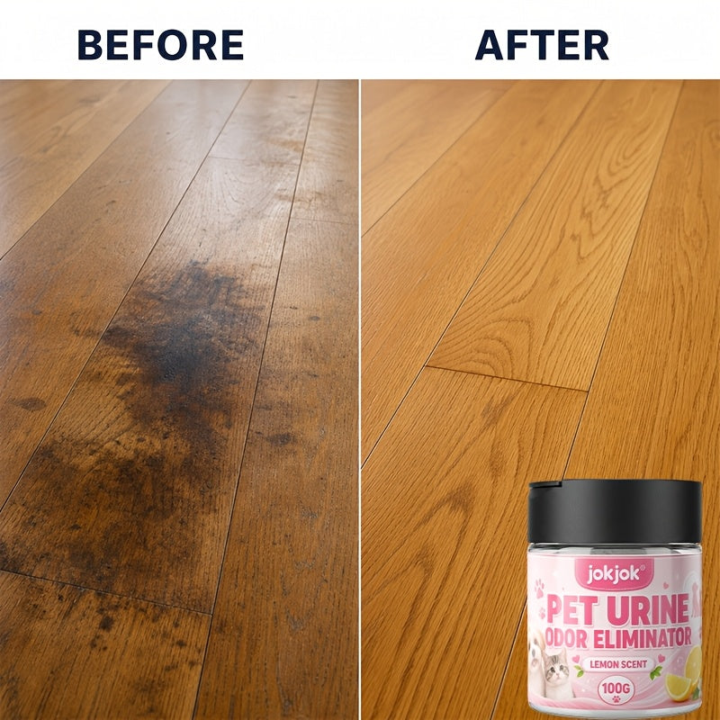 Pet Urine Deodorizing Powder – Powerful Odor Neutralizer & Moisture Absorber for Cat & Dog Urine, Long-Lasting Fresh Scent, Gentle Formula for Carpets, Sofas, Pet Beds, Mattresses & Car Mats