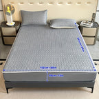 Cooling Stretch Fitted Bed Sheet Soft Breathable Moisture-Wicking Non-Slip Polyester Machine Washable Twin Full Queen King Pink Grey Blue Beige Bedroom Bedding