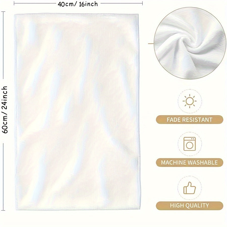 Funny Bathroom Hand Towels 2pcs – Absorbent Guest Towels 24×16 Inch | Humorous Bathroom Decor & Home Decor | Perfect Housewarming Gift