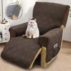 T-Cushion Armchair Cover Anti-Slip Double-Sided Design, Machine Washable Elastic Band Closure Chair Slipcover, Pet-Friendly All-Season Furniture Protector, Available in Small & Large – 8 Colors