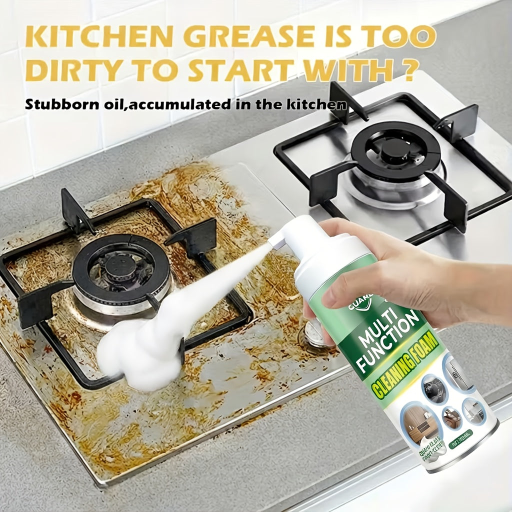Citral-Infused Foam Cleaner Mousse – Fast-Acting Multi-Purpose Degreaser for Kitchen Stoves, Bathroom, Floors & Car Interiors | Cling Foam Formula