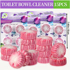 Automatic Toilet Cleaner Tablets Drop-In Tank Formula – Powerful Stain Removal & Long-Lasting Deodorizing Fresh Linen Scent for Home Bathroom Hygiene, Available in 11, 15 & 31 Pack Options