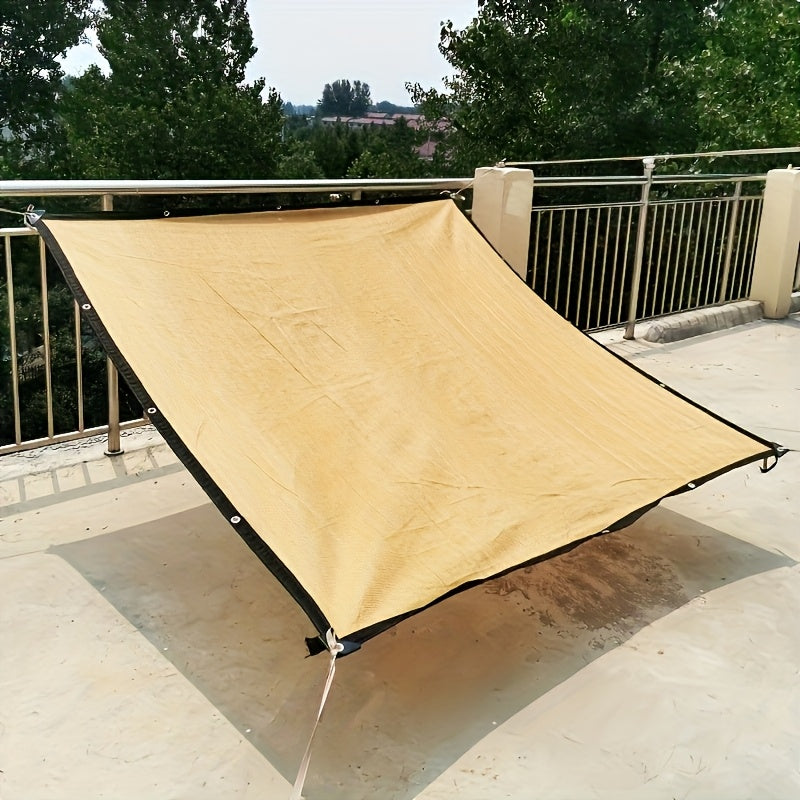 90% Sunshade Net Heavy Duty Thickened Shade Cloth Balcony Privacy Net Greenhouse Vegetable Garden Thermal Insulation PVC Edge Reinforced Corners
